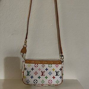 Authentic Louis Vuitton x Murakami Multicolor Pochette